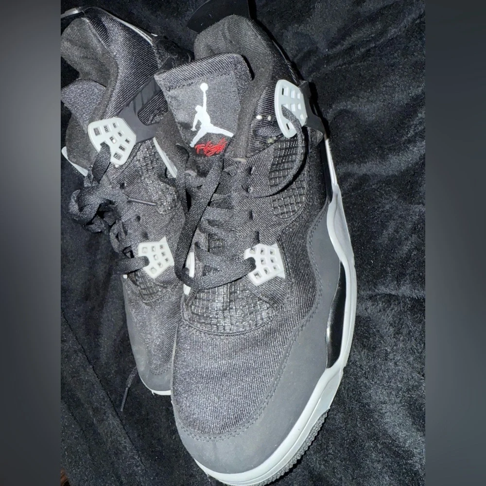 Jordan Black and Gray Sneakers